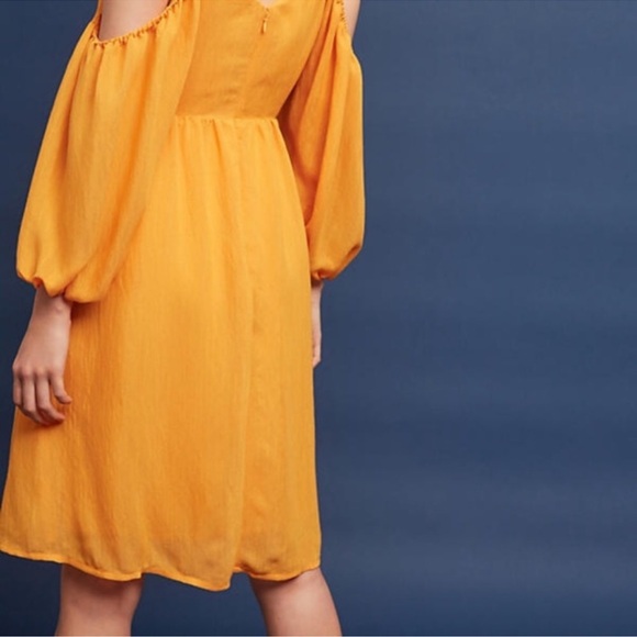 NWOT Anthropologie Moulinette Soeurs Carina Puff
Sleeve Orange Dress XS - Picture 6 of 13